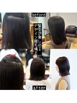 サロン マーニ(salon m ni)&nbsp;梅雨にオススメ！デザイン縮毛矯正