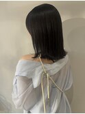 切りっぱなしボブ