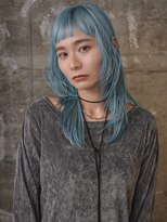 ベラ(BELLA)&nbsp;BELLA★楠瀬★水色カラー×顔まわりレイヤー★