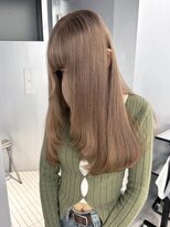 ペレ 梅田(PELE)&nbsp;くびれヘア/アプリコットオレンジ/夏のヘアアレンジ/梅田