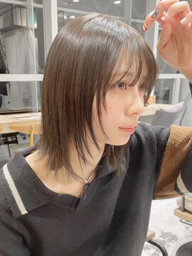 フィルムス 銀座(FILMS) 小顔/ネビージュ/ボブルフ／黒髪／ワンレン／銀座