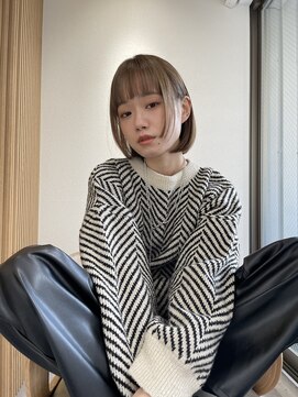 ロンドプロフィール 浦和(Lond profil) ブリーチなしカラー伸ばしかけヘア簡単スタイリング小顔ヘア