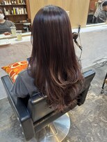 チャプター 問屋町(chapter)&nbsp;ケアカラーピンクラベンダーブラウンカラー顔まわりレイヤー韓国