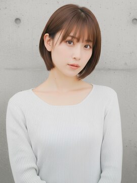 ビビディバビディブー 枚方ビオルネ店(Bibbidi.bobbidi.boo) 程よい軽さとツヤ感を兼ね備えた、ナチュラルなコンパクトボブ