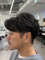 ビカムメンズヘアー 栄店(become men's hair)&nbsp;フェザーパーマ/名古屋/センターパート