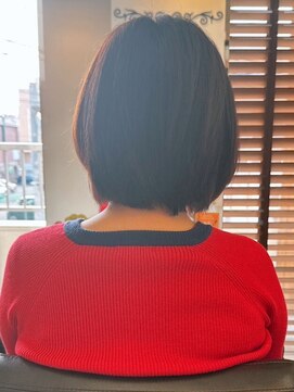 【95.カラー×髪質改善】縮毛矯正・白髪染め・ショートカット♪