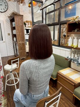 ユイマァル 倉敷店(YUIMARL) ブリーチなし20代30代40代透明感カラーブラウンカラー