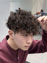 フィフスパーク(fifth PARK)&nbsp;渋谷スペインカールラルフカール刈り上げ高めツーブロックメンズ