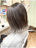 40代白髪ぼかしカラー【/相武台/ハイライト/ブリーチ/髪質改善】