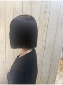 切りっぱなしボブ