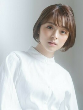 エミュ 表参道 青山(emu) 【emu井上信洋】乾かしてまとまる丸みショートボブ【エミュ】