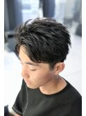 アップバングショート