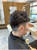 オールバックショート