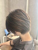 モア ヘアー ラウンジ ハザール 羽沢国大前店(moa hair lounge/ HAZZAR)&nbsp;乾かすだけでまとまる艶ショート