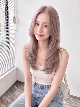リシェイルノイ(RICHAIR.NEU) ミルクティーピンク×ハイレイヤー