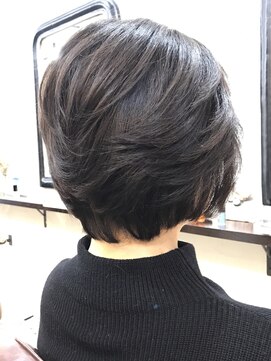 エトネ ヘアーサロン 仙台駅前(eTONe hair salon) 【eTONe】40代50代大人女性におすすめひし形ショートヘア
