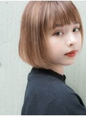 ボブスタイル × 内巻きワンカール♪