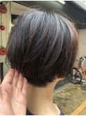 大人可愛い20代30代40代丸みショートボブ