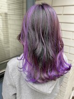 ポット バイ クレドガーデン 大宮東口店(pote by CRED GARDEN)&nbsp;イノアカラー/ピンクラベンダー×バレイヤージュ#大宮グランsl