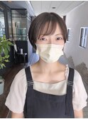 耳掛けショートヘア氏木