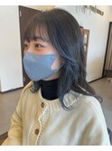 ヨシンモリ/くびれボブ/ブルージュ　【渡辺まみ】