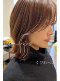 くびれヘア×レイヤーバング