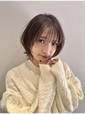 シルキーベージュ×グレージュカラー【髪質改善/縮毛矯正】