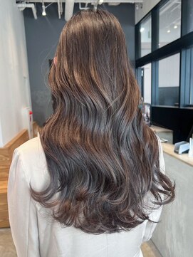 アルバム 銀座(ALBUM GINZA) レイヤーカット_グレージュカラーシルキーベージュ_ba461431