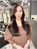 スターズ 船橋(STARS)&nbsp;くびレイヤーエモージュふんわりカール艶髪ピンクブラウン