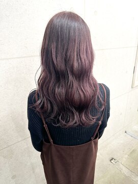 アンリ(Anli) 【Anli☆岩瀬萌】ピンクラベンダー ブリーチなし ダブルカラー