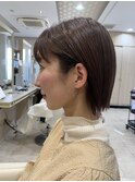 20代/30代/40代/お手入れ簡単！切りっぱなしボブ