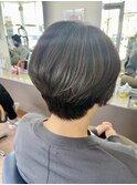 40代/50代/ショート/白髪染め/レイヤー/髪質改善/