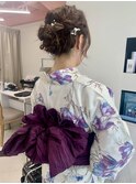 浴衣着付けヘアアレンジ 美由紀