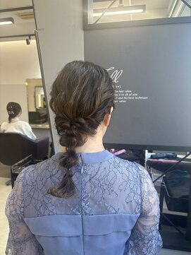 ジルバイジゼル(JILL by GiseL) あみおろしアレンジ