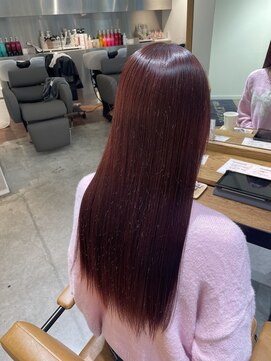 アヴァンスアンス 広島袋町店(AVANCE.ens) ピンクブラウンカラー