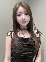 イメチェン前髪小顔ロング_銀座