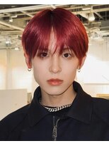 ノラ ヘアーサロン(NORA HAIR SALON)&nbsp;韓国シースルーマッシュボルドーレッドワインレッド