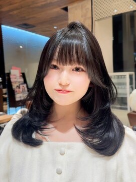 アフロート ギンザ(AFLOAT GINZA) 【Nanako。】パッツン前髪トレンドレイヤー