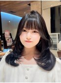 【Nanako。】パッツン前髪トレンドレイヤー
