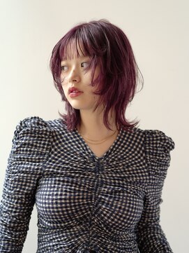 ビュートリアム ギンザ(BEAUTRIUM) レイヤーカット＊顔周り＊顔周りレイヤー＊ピンクカラー