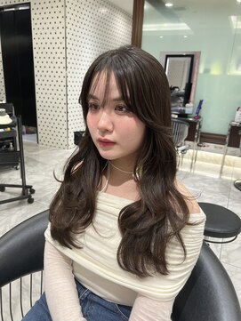 アピッシュ ギンザ(apish ginza) コテ巻きパーマ韓国パーマデジタルパーマワンホンヘア