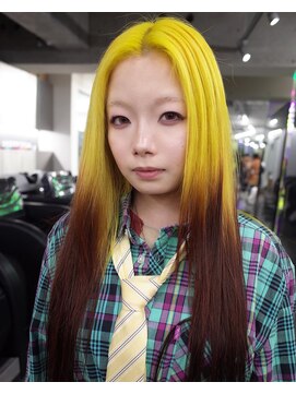 レコ 渋谷(LECO) イエロー×オレンジブラウン