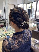 フェイバリットビューティシャルム(Favorite Beauty Charme)&nbsp;お呼ばれヘアセット×編み込みシニヨン×上大岡駅近く