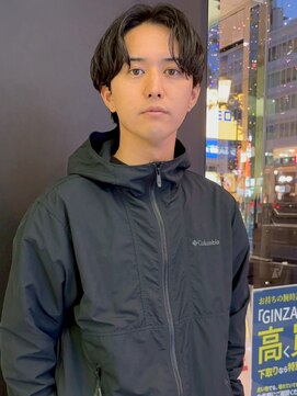 アッド バイ ケーツー(add by K-two) メンズショート/ナチュラル/センターパート