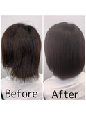 髪質改善ストレート