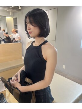 ニコフクオカヘアーメイク(NIKO Fukuoka Hair Make) 【NIKO】あごラインのフレンチボブ/韓国風ボブ