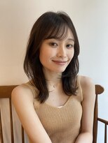 ガーランド (Garland) 大人かわいい小顔くびレイヤー顔まわりレイヤーまろベージュ