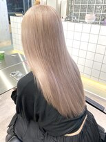 サンクプロジェクト(cinq PROJECT) 原宿韓国顔まわりミルクティーベージュホワイトベージュ