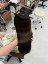 ハピネス 梅田茶屋町店(HAPPINESS)&nbsp;ブラウンカラー/ブリーチなし/髪質改善トリートメント/レイヤー