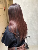 ヘアーメイクチック(HAIR MAKE CHiC)&nbsp;ワインレッド  エクステロング 鹿児島エクステ